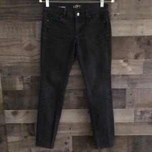 Loft Modern Skinny Black Jeans